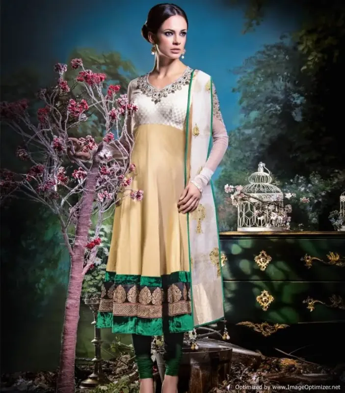 Picture of Radhe Designer Multicolor Georgette Kaftan Dress for Women - F6140