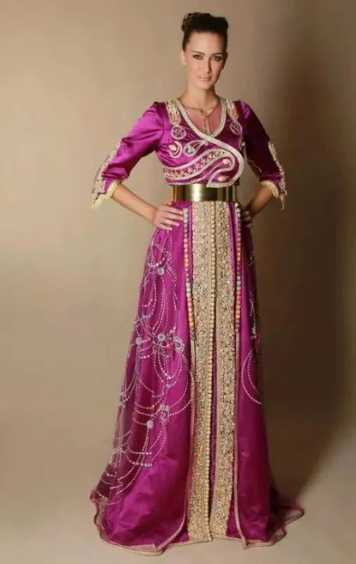 Picture of Radhe Designer Multicolor Georgette Kaftan Dress for Women - F6145
