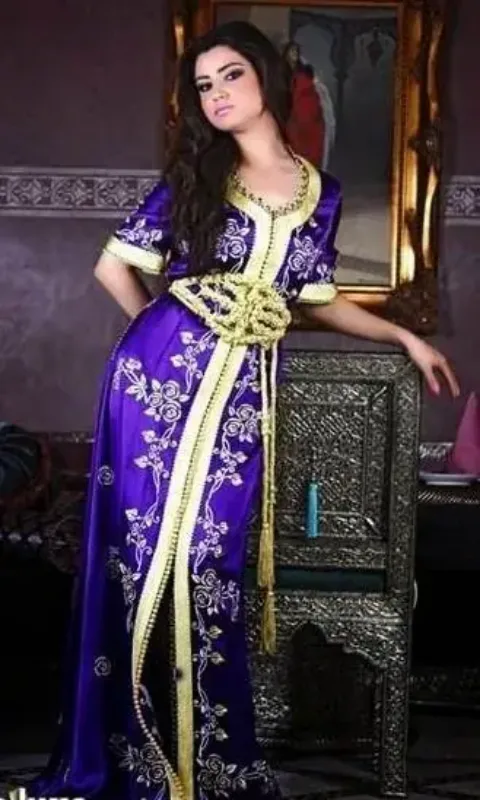 Picture of Multi Color Georgette Kaftan Dress for Women - Look 11080