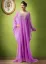 Picture of Black Georgette Kaftan Dress for Women - Look 11087