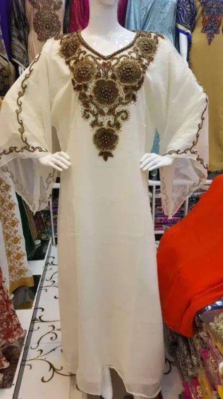Picture of Radhe Designer Black Georgette Kaftan Dress for Women - F6110