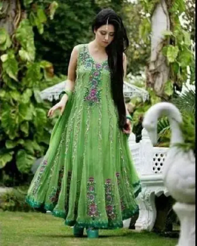 Picture of Black Georgette Kaftan Dress for Women - Look 11106