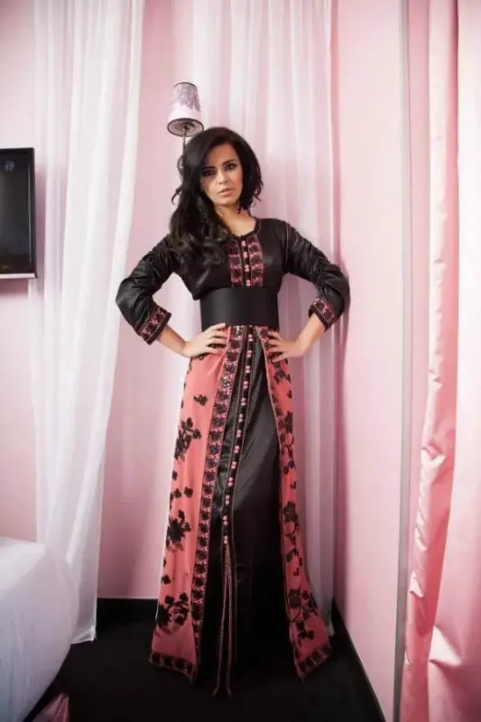 Picture of Multi Color Georgette Kaftan Dress for Women - Look 11126