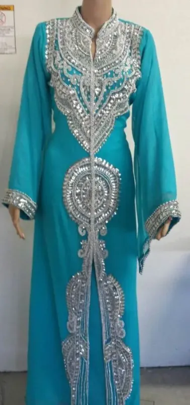 Picture of Radhe Designer Multicolor Georgette Kaftan Dress for Women - F6242