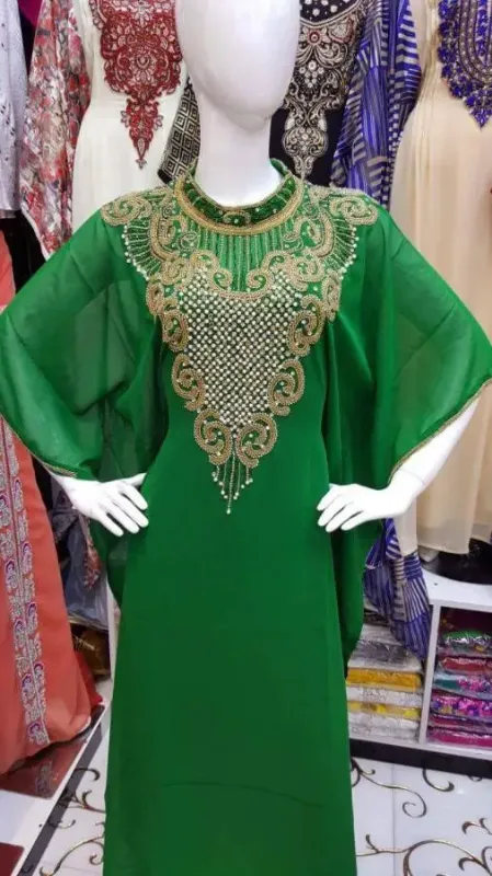 Picture of Radhe Designer Multicolor Georgette Kaftan Dress for Women - F6099