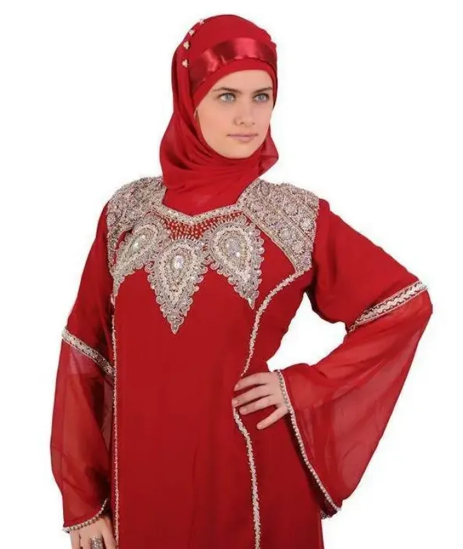 Picture of Radhe Designer Black Georgette Kaftan Dress for Women - F6161
