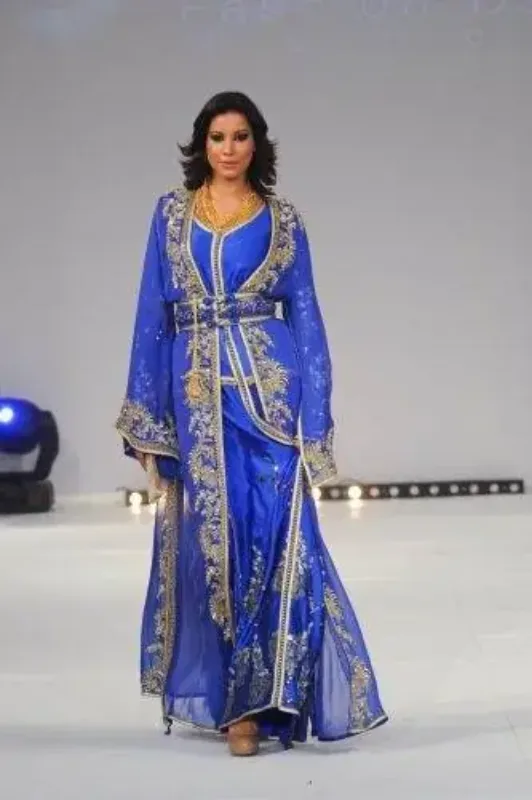 Picture of Radhe Designer Black Georgette Kaftan Dress for Women - F6223