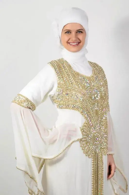 Picture of Radhe Designer Multicolor Georgette Kaftan Dress for Women - F6186