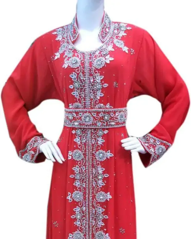 Picture of Radhe Designer Black Georgette Kaftan Dress for Women - F1845