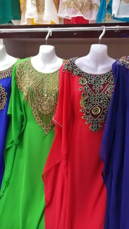 Picture of Radhe Designer Pink Cotton Kaftan Dress for Women - F1969