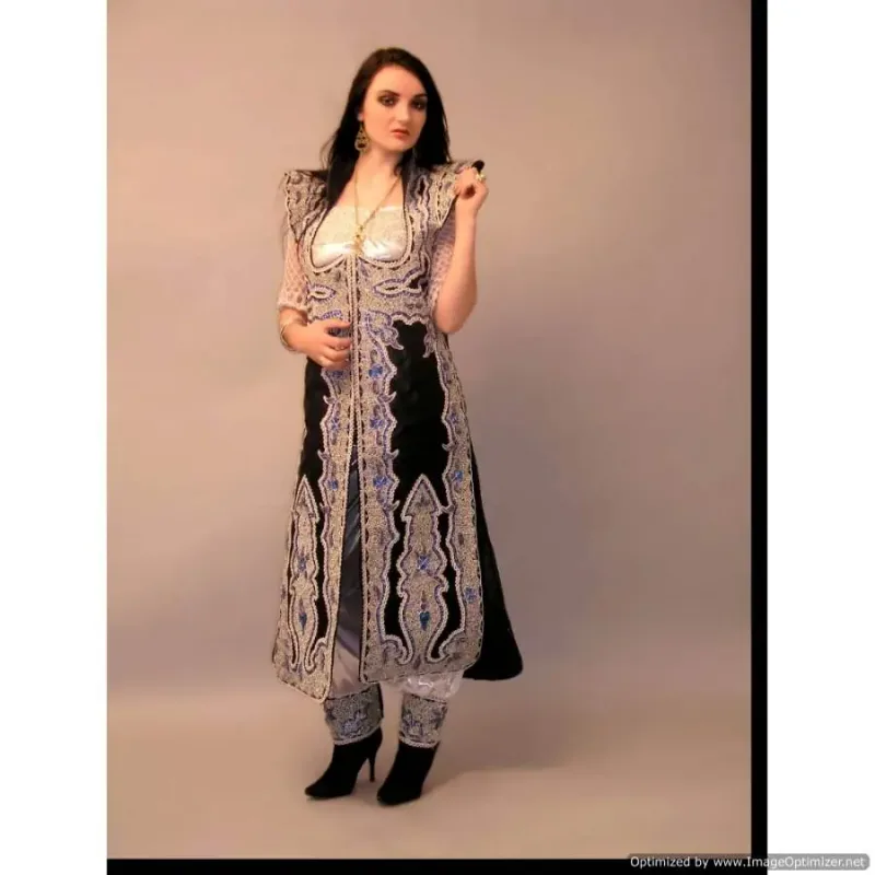 Picture of Radhe Designer Multicolor Georgette Kaftan Dress for Women - F10361