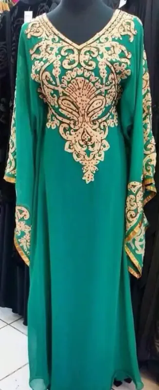 Picture of Radhe Designer Multicolor Georgette Kaftan Dress for Women - F1388