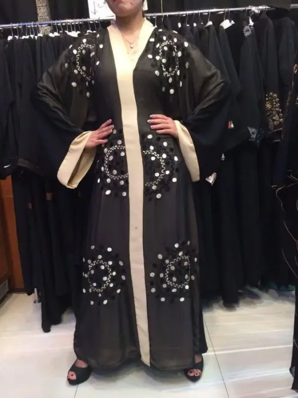 Picture of Radhe Designer Multicolor Georgette Kaftan Dress for Women - F1550