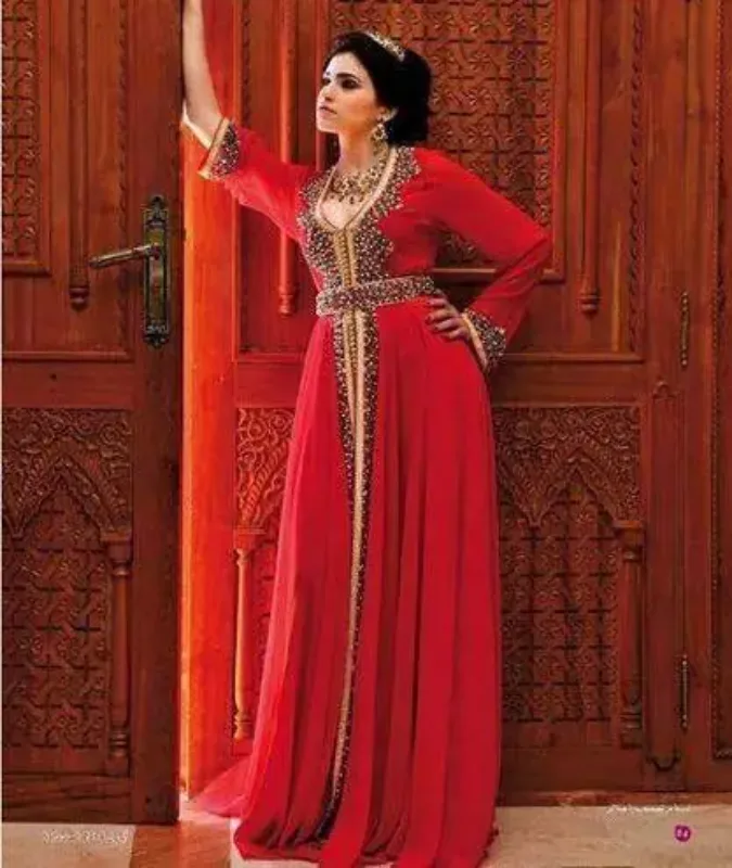 Picture of Radhe Designer White Georgette Kaftan Dress for Women - F10309