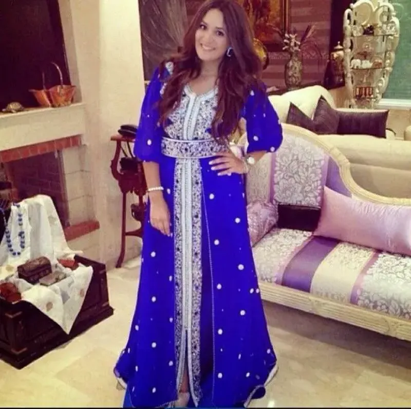 Picture of Radhe Designer Multicolor Georgette Kaftan Dress for Women - F10313