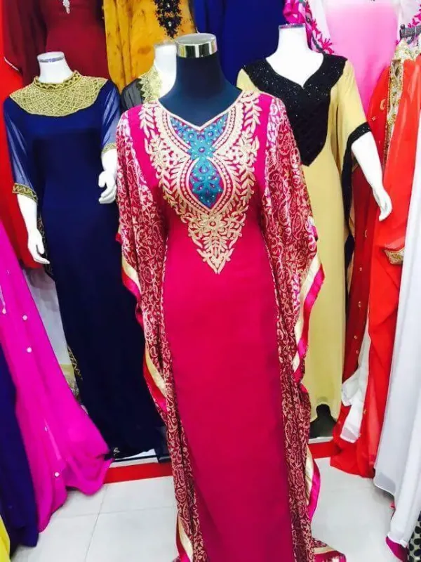 Picture of Radhe Designer Multicolor Georgette Kaftan Dress for Women - F1682