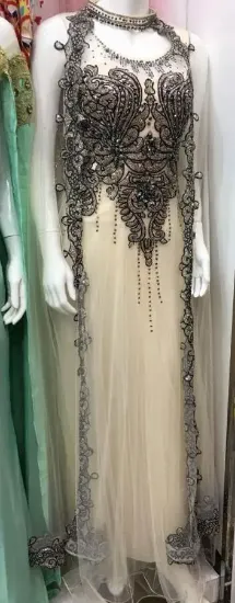 Picture of traditional algerian wedding dress for ,abaya,jilbab,ka