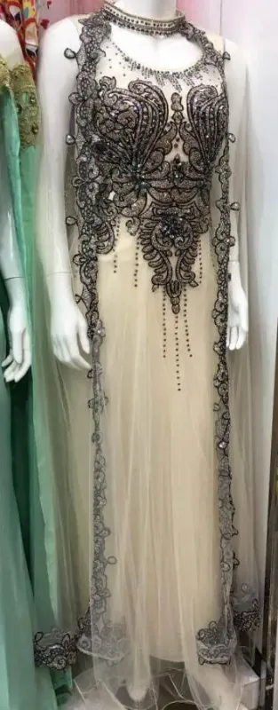 Picture of Radhe Designer Multicolor Georgette Kaftan Dress for Women - F9710