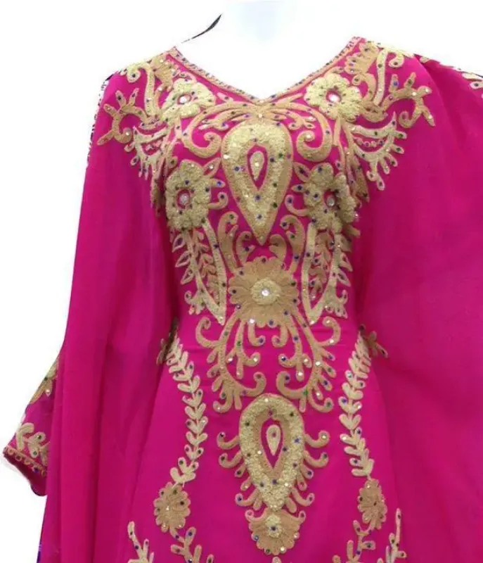 Picture of Radhe Designer Multicolor Georgette Kaftan Dress for Women - F9725