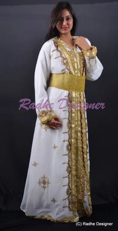 Picture of Radhe Designer Pink Cotton Kaftan Dress for Women - Y1160
