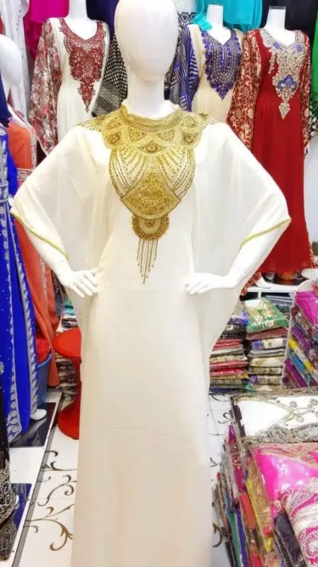 Picture of Radhe Designer Multicolor Georgette Kaftan Dress for Women - F1671