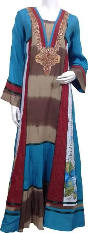 Picture of Radhe Designer Purple Georgette Kaftan Dress for Women - F10053