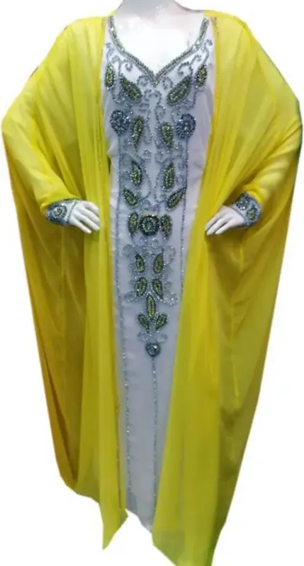 Picture of Radhe Designer Multicolor Georgette Kaftan Dress for Women - F10128