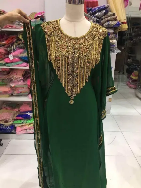 Picture of Radhe Designer Multicolor Georgette Kaftan Dress for Women - F1741