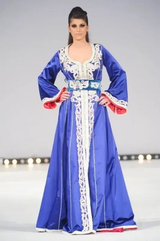 Picture of Radhe Designer Multicolor Georgette Kaftan Dress for Women - F8283