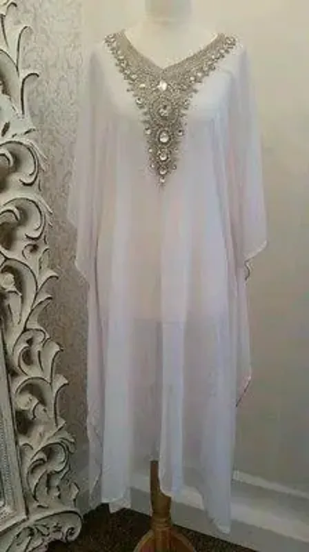 Picture of Radhe Designer Black Georgette Kaftan Dress for Women - F5923