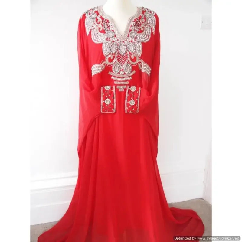 Picture of Radhe Designer Multicolor Georgette Kaftan Dress for Women - F5549