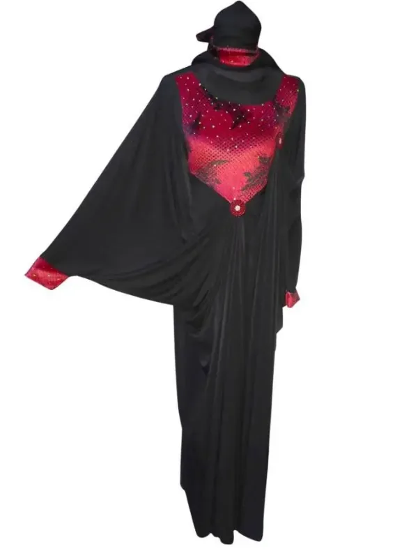 Picture of White Georgette Kaftan Dress for Women - Look 11304