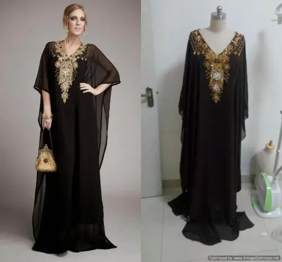 Picture of unique arabian design clothing kaftan for women,aba ,f1