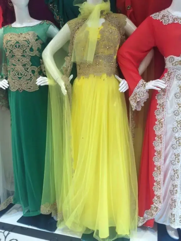 Picture of Radhe Designer Multicolor Georgette Kaftan Dress for Women - F10432