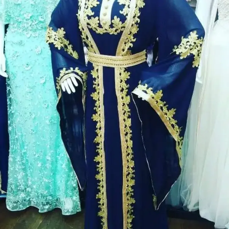 Picture of Radhe Designer Multicolor Georgette Kaftan Dress for Women - F3498