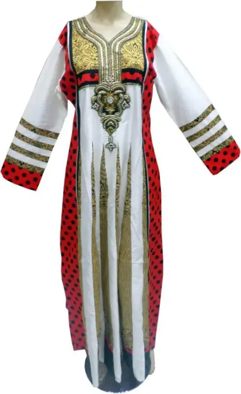 Picture of Radhe Designer Multicolor Georgette Kaftan Dress for Women - F5160
