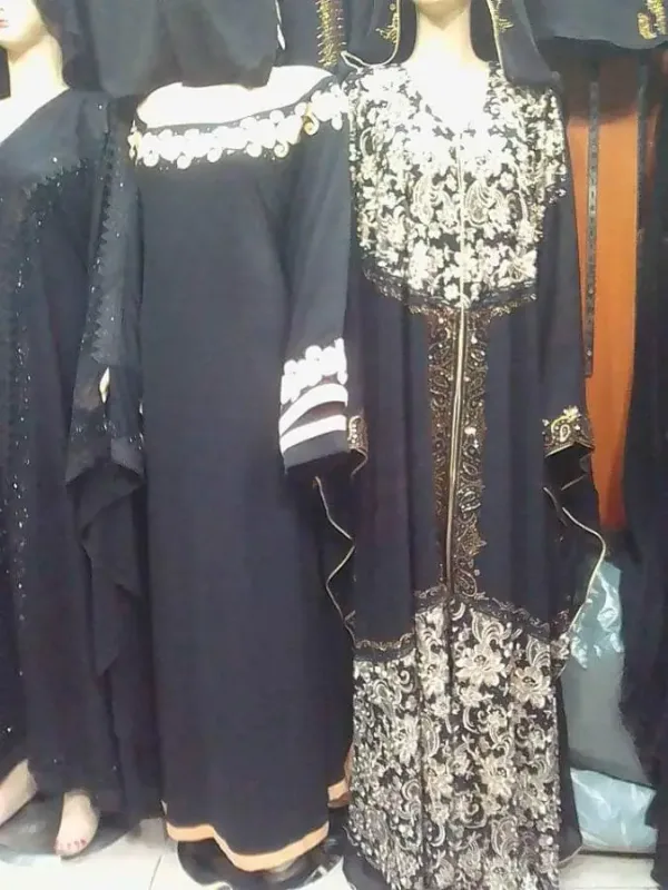 Picture of Radhe Designer Black Georgette Kaftan Dress for Women - F3496