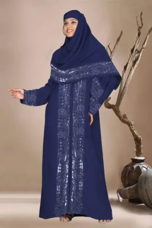 Picture of Radhe Designer Purple Georgette Kaftan Dress for Women - F8153