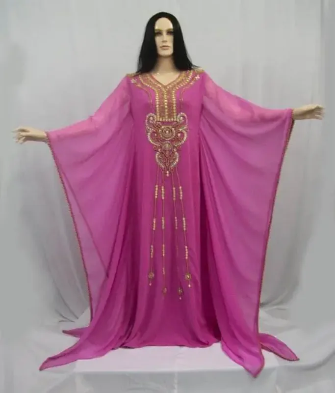 Picture of Radhe Designer Black Georgette Kaftan Dress for Women - F5938