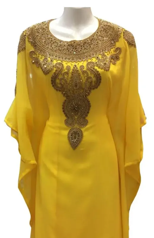 Picture of Radhe Designer Multicolor Georgette Kaftan Dress for Women - F4865