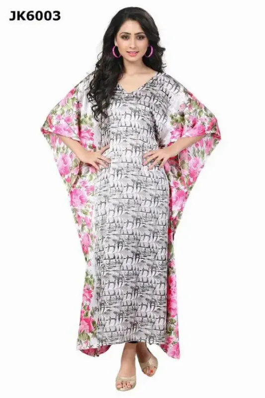 Picture of Radhe Designer Multicolor Georgette Kaftan Dress for Women - F3491