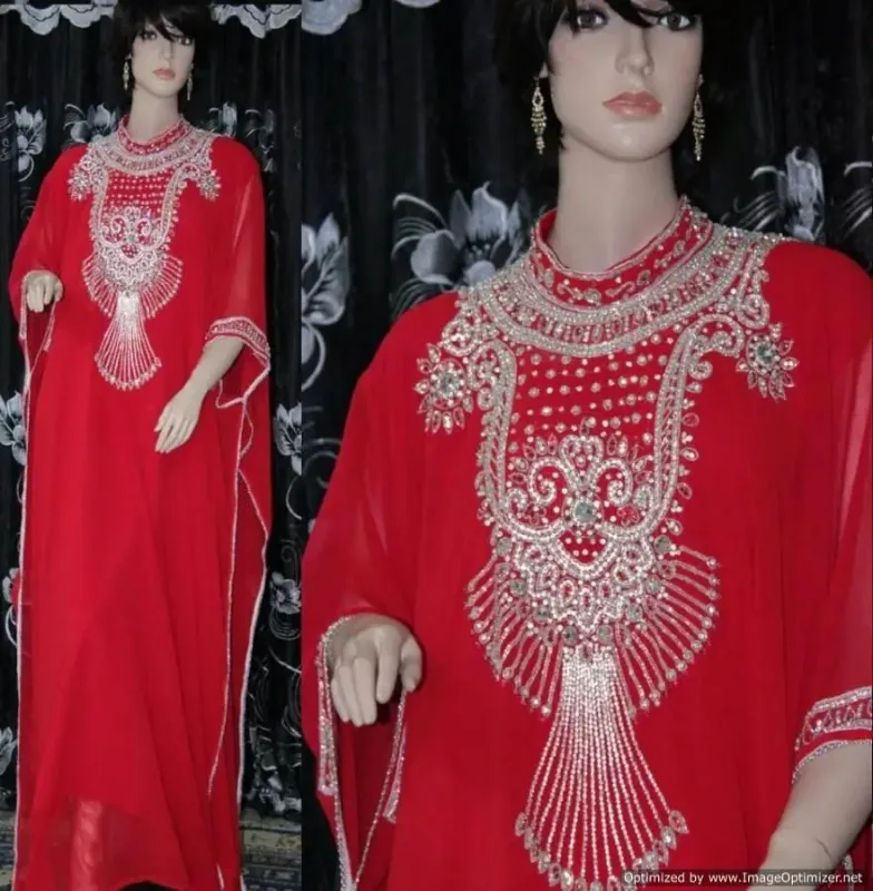 Picture of Radhe Designer Black Georgette Kaftan Dress for Women - F6836