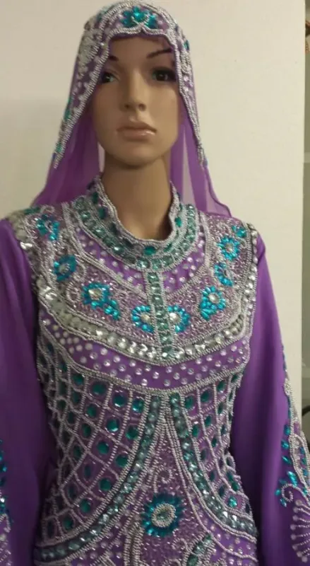 Picture of Radhe Designer Multicolor Georgette Kaftan Dress for Women - F5941