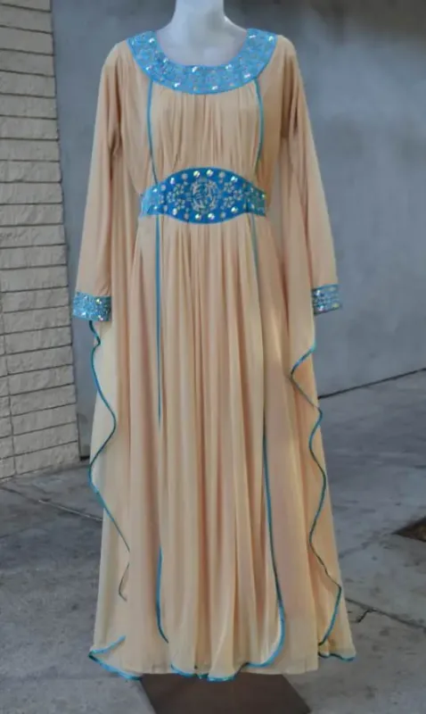 Picture of Radhe Designer Multicolor Georgette Kaftan Dress for Women - F8906