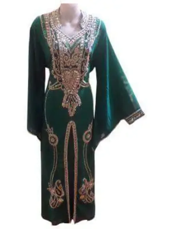 Picture of Radhe Designer Black Georgette Kaftan Dress for Women - F4886