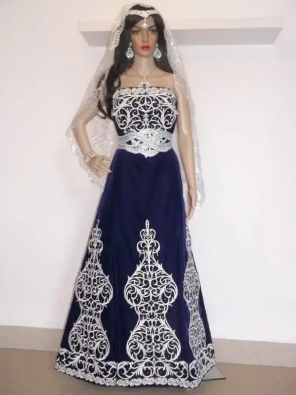 Picture of Radhe Designer Multicolor Georgette Kaftan Dress for Women - F8907