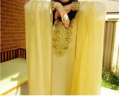 Picture of Wedding Dress 60 Year Old Bride,Takchita 9Aftan,abaya,j