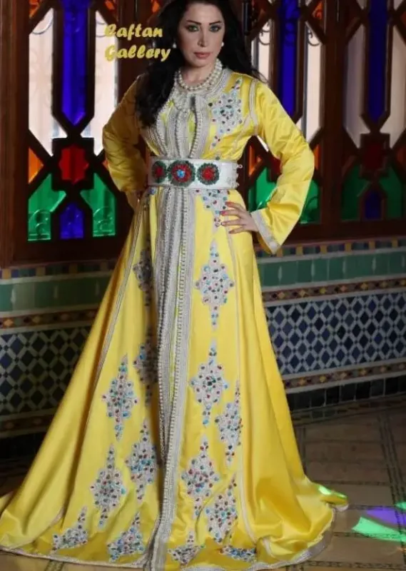 Picture of Radhe Designer Multicolor Georgette Kaftan Dress for Women - F6607