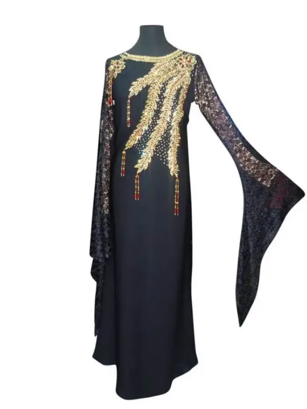 Picture of Radhe Designer Multicolor Georgette Kaftan Dress for Women - F9945