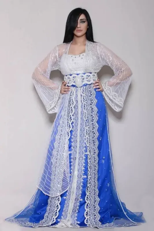 Picture of Radhe Designer Multicolor Georgette Kaftan Dress for Women - F5981